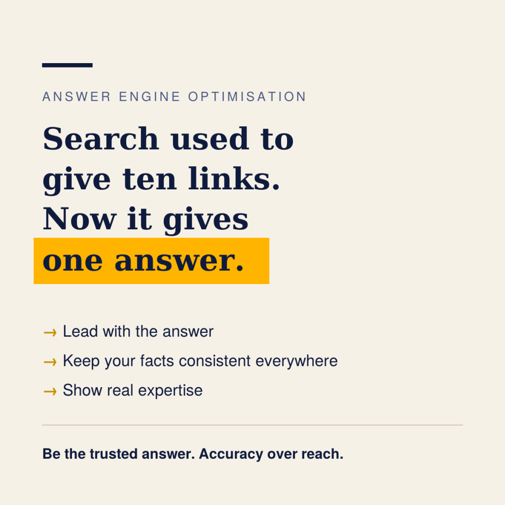 Best Practices for AEO: How to Get Your Brand Chosen as the Answer